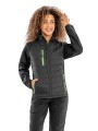 Softshells à personnaliser RESULT Veste softshell rembourrée black compass recyclée 