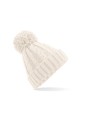 BEECHFIELD CABLE KNIT MELANGE BEANIE OATMEAL personnalisable