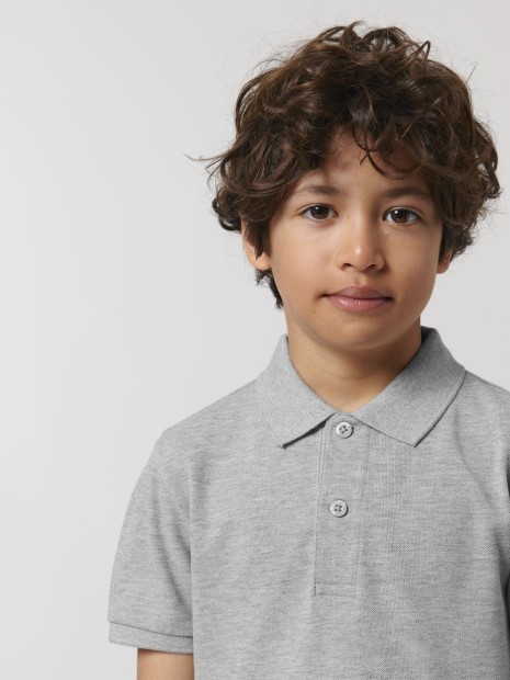 Polos à personnaliser STANLEY/STELLA Mini Sprinter heather grey