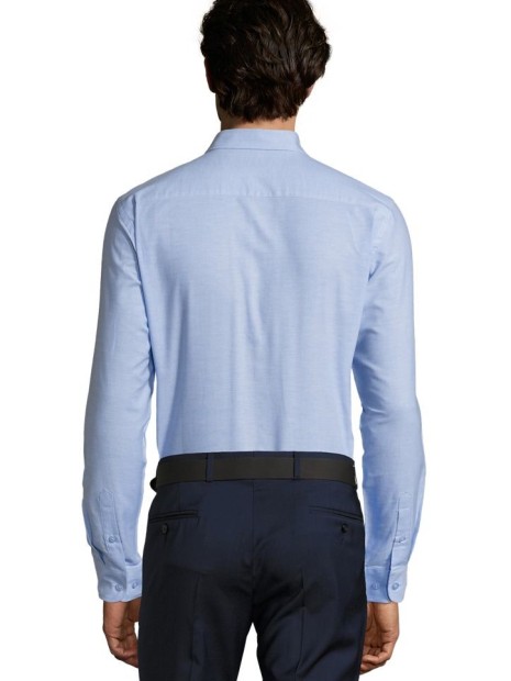 Chemises à personnaliser SOL'S Boston Fit bleu ciel