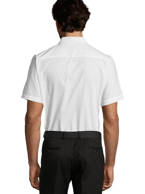 Chemises à personnaliser SOL'S Brisbane Fit blanc