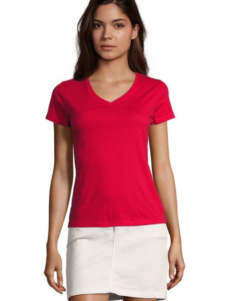 T-Shirts à personnaliser SOL'S Imperial V Women rouge