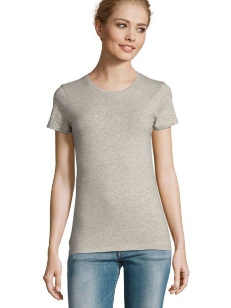 T-Shirts à personnaliser SOL'S Millenium Women gris chiné
