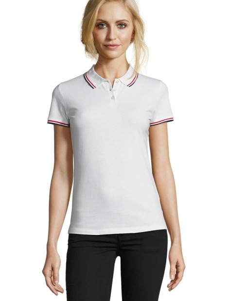 Polos à personnaliser SOL'S Prestige Women blanc