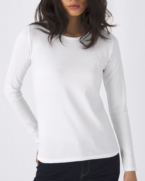 T-shirt personnalisable B&C T-shirt manches longues femme #E190