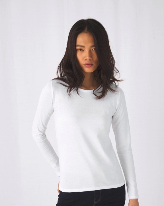 T-shirt personnalisable B&C T-shirt manches longues femme #E190