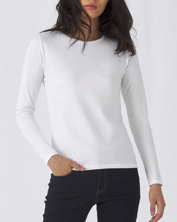 T-shirt personnalisable B&C T-shirt manches longues femme #E190