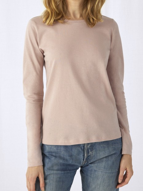 T-Shirts à personnaliser B&C T-shirt manches longues femme #E150 