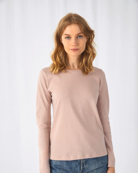 T-shirt B&C #E150 Ladies' T-shirt long sleeves voor bedrukking &amp; borduring