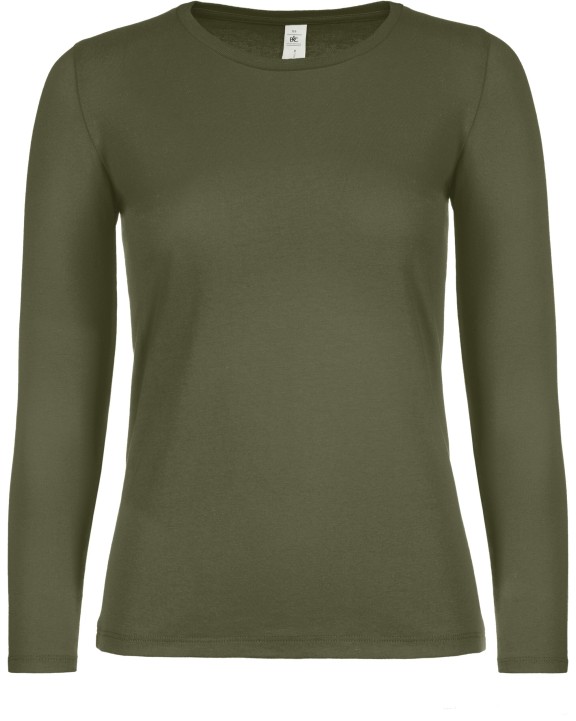T-shirt B&C #E150 Ladies' T-shirt long sleeves voor bedrukking &amp; borduring