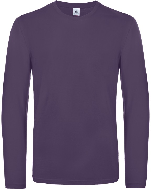 B&C Herren-Langarmshirt #E190 T-Shirt personalisierbar