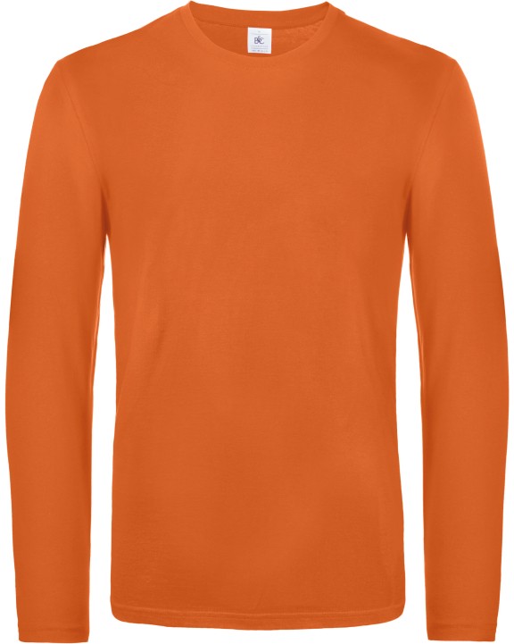 B&C Herren-Langarmshirt #E190 T-Shirt personalisierbar