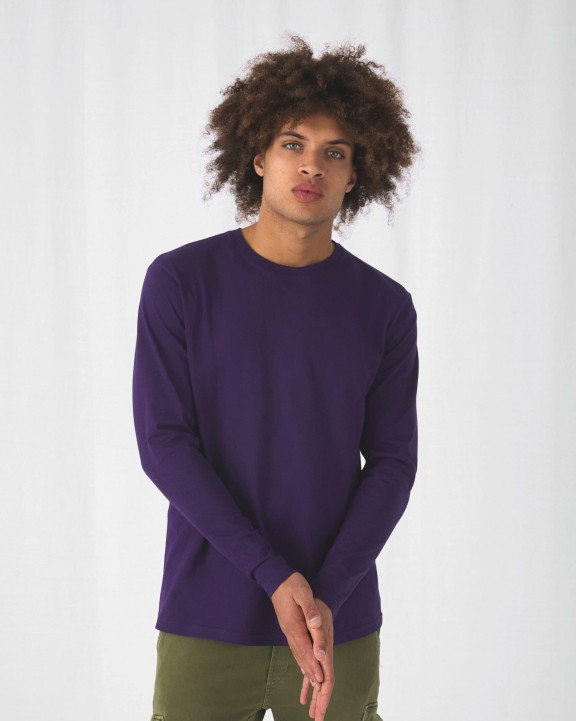 B&C Herren-Langarmshirt #E190 T-Shirt personalisierbar