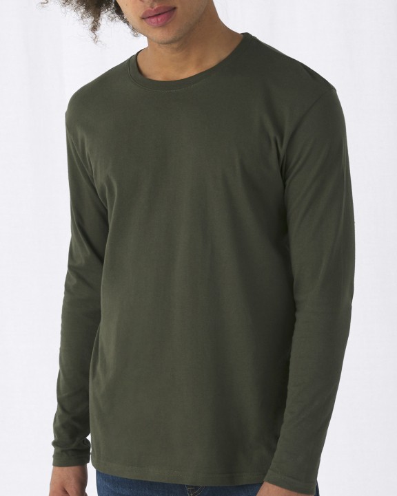 B&C Herren-Langarmshirt #E150 T-Shirt personalisierbar