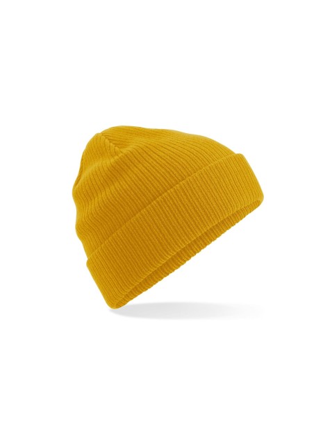 BEECHFIELD Bonnet en coton biologique MUSTARD personnalisable