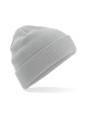 BEECHFIELD Bonnet en coton biologique gris clair personnalisable