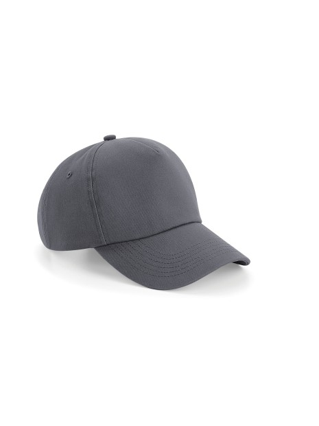 BEECHFIELD AUTHENTIC 5 PANEL CAP gris graphite personnalisable