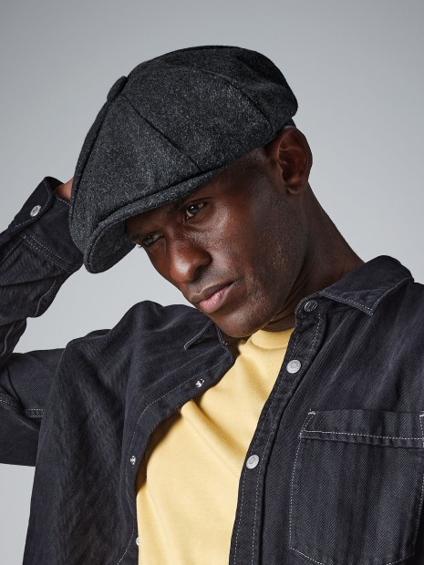 Casquettes à personnaliser BEECHFIELD MELTON WOOL BAKER BOY CAP 