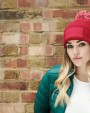 Bonnets personnalisable BEECHFIELD Bonnet à pompon patch Snowstar®