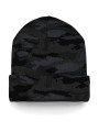 BEECHFIELD CAMO CUFFED BEANIE midnight camo personnalisable