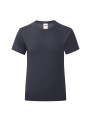 FOL T-shirt fille iconic 150 T bleu marine profond personnalisable