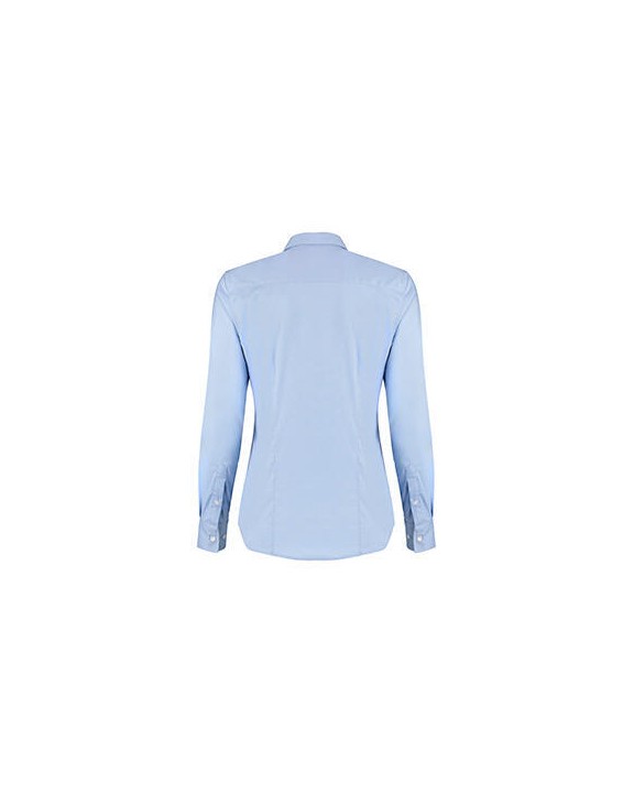 Chemise personnalisable KUSTOM KIT Women's Tailored Fit Stretch Oxford Shirt LS