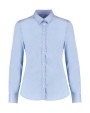 Chemise personnalisable KUSTOM KIT Women's Tailored Fit Stretch Oxford Shirt LS