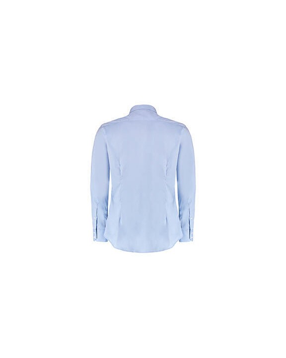 Chemise personnalisable KUSTOM KIT Slim Fit Stretch Oxford Shirt LS