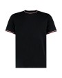 KUSTOM KIT Fashion Fit Tipped Tee T-Shirt personalisierbar