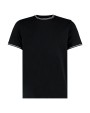 KUSTOM KIT Fashion Fit Tipped Tee T-Shirt personalisierbar