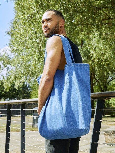 Tote bags à personnaliser MANTIS DENIM SHOPPER 