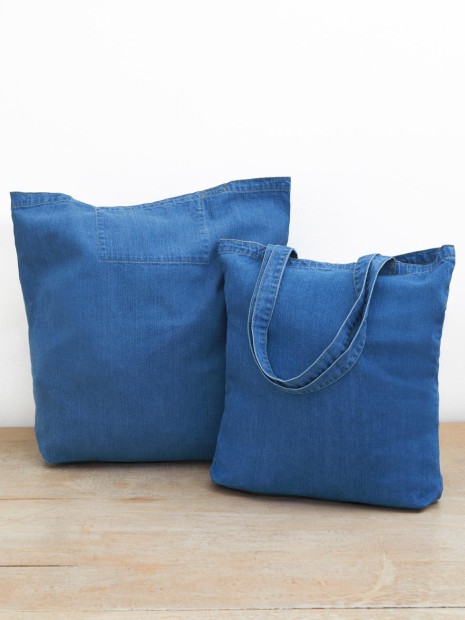 Tote bags à personnaliser MANTIS DENIM TOTE BAG denim