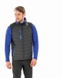 RESULT Black compass padded soft shell gilet Softshell personalisierbar