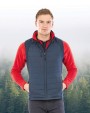 Softshell personnalisable RESULT Gilet softshell rembourré black compass recyclé