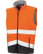 RESULT High-viz softshell jacket Softshell personalisierbar