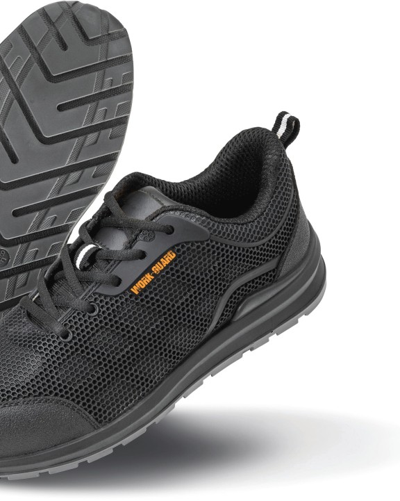 RESULT All black safety trainer Accessoire personalisierbar