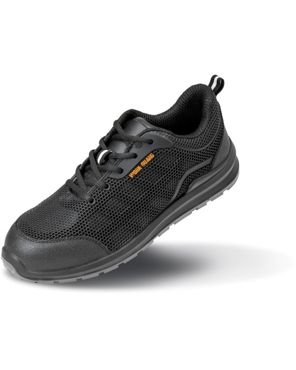 RESULT All black safety trainer Accessoire personalisierbar