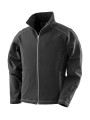 RESULT Women's Treble Stitch Softshell noir personnalisable