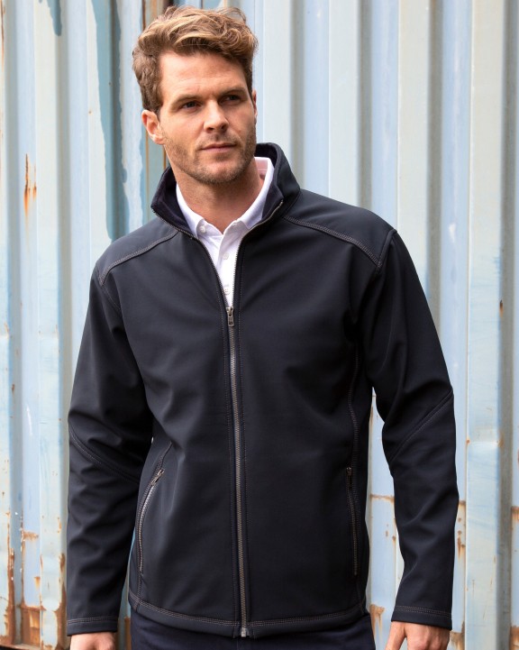 RESULT MENS TREBLE STITCH SOFTSHELL Softshell personalisierbar