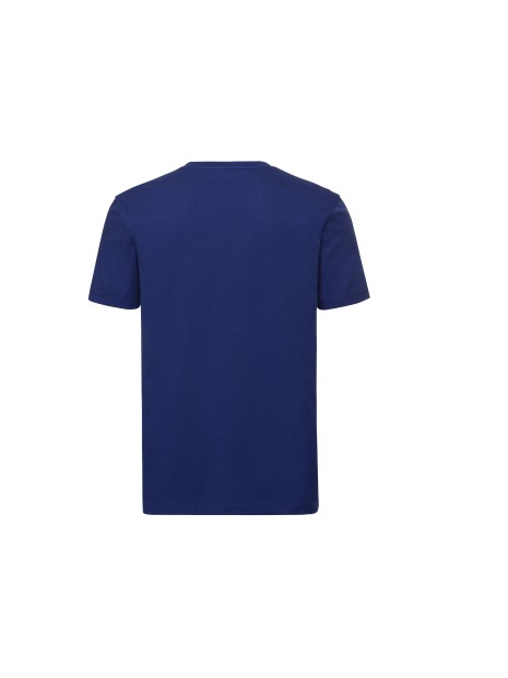 RUSSELL MEN'S PURE ORGANIC TEE bright royal personnalisable