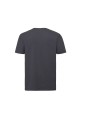 RUSSELL MEN'S PURE ORGANIC TEE gris convoi personnalisable