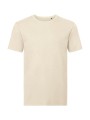 RUSSELL MEN'S PURE ORGANIC TEE naturel personnalisable