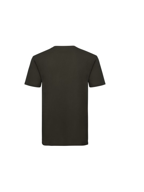 RUSSELL MEN'S PURE ORGANIC TEE Dark Olive personnalisable