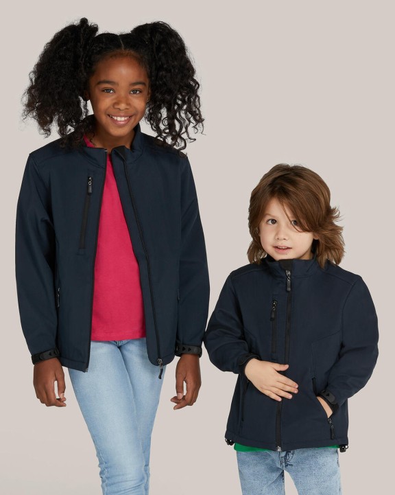 SG CLOTHING Signature Tagless Softshell Jacket Kids Softshell personalisierbar