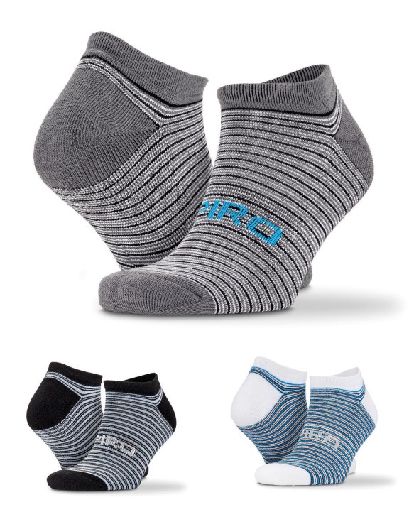 SPIRO 3-Pack Mixed Stripe Sneaker Socks Unterwäsche personalisierbar