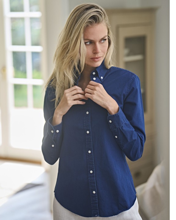 TEE JAYS LADIES CASUAL TWILL SHIRT Hemd personalisierbar