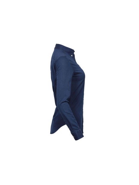 TEE JAYS LADIES CASUAL TWILL SHIRT indigo personnalisable