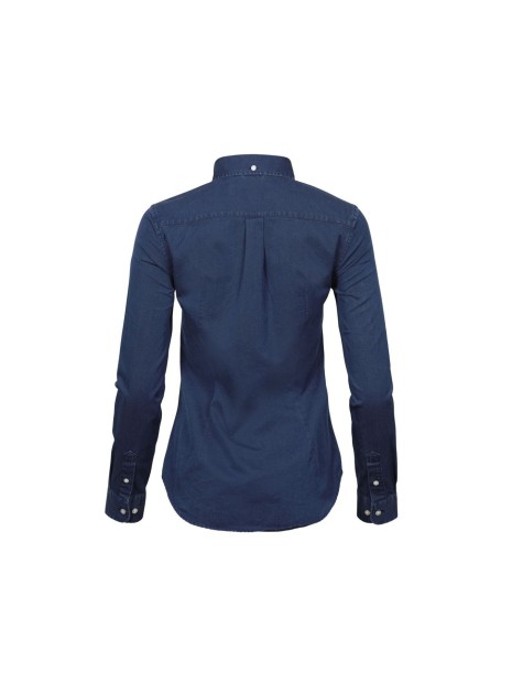 TEE JAYS LADIES CASUAL TWILL SHIRT indigo personnalisable