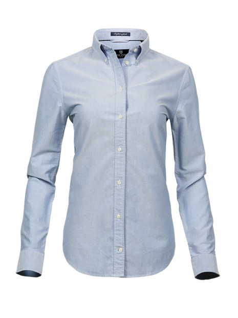 TEE JAYS LADIES PERFECT OXFORD SHIRT bleu clair personnalisable