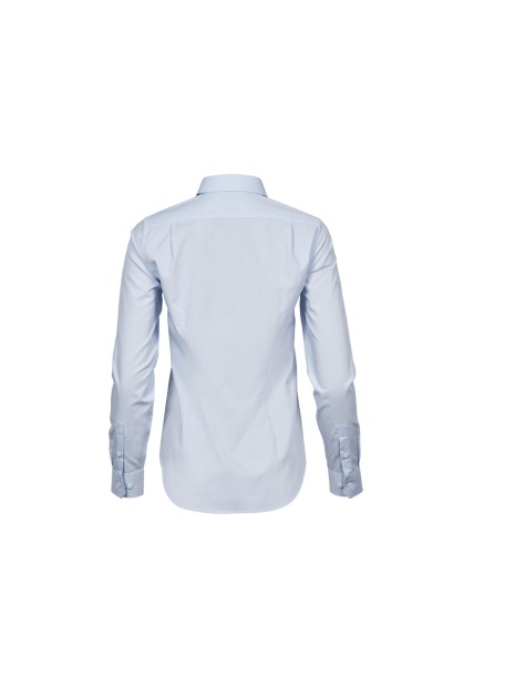 TEE JAYS LADIES STRETCH LUXURY SHIRT bleu clair personnalisable